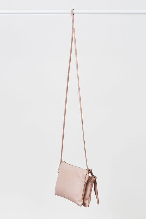 Caughey Double Pocket Cobweb Pink Shoulder Bag ACC Bags - All, incl Phone Bags Briarwood   