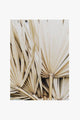 Dried Palm Leaves Natural Print Natural Frame A1 Print