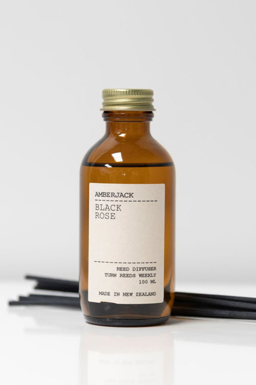 Black Rose 100ml Reed Diffuser EOL HW Fragrance - Candle, Diffuser, Room Spray, Oil Amberjack   