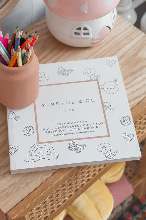 A-Z of Mindfulness Pink Colouring Book HW Kids Mindful   