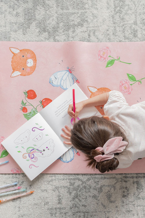 A-Z of Mindfulness Pink Colouring Book HW Kids Mindful   