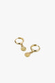 Daisy Gold Huggie Hoop Earrings