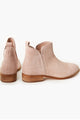 Douglas Blush Snake Suede Ankle Boot