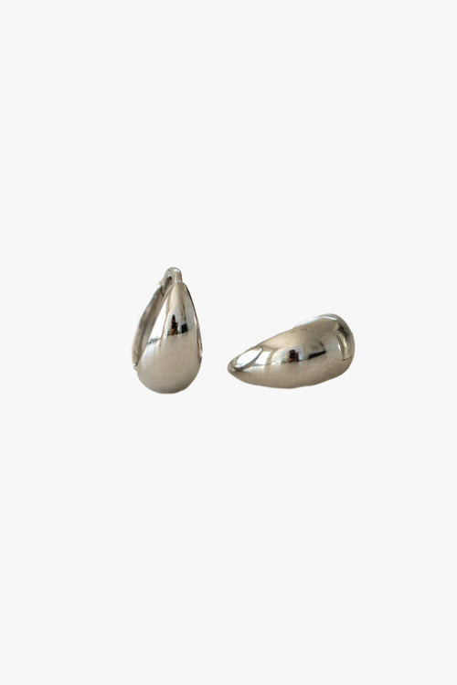 Drop Huggies Silver Earrings ACC Jewellery Sophie   