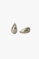 Drop Huggies Silver Earrings