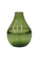 Emerald Green Handblown Glass Vase