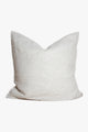 Linen Euro Pillowcase Charcoal Pinstripe 65 X 65cm