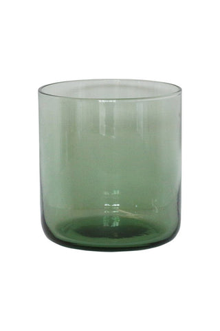 Fino Verde Green Tumbler Glass HW Drinkware - Tumbler, Wine Glass, Carafe, Jug CC Interiors   