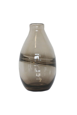 Fumier Grey Handblown Glass Vase HW Decor - Bookend, Hook, Urn, Vase, Sculpture CC Interiors   