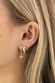 Celestial Gold Huggie Hoop Earrings