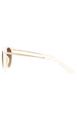 Ft. Lavish Round Ivory With Gold Arrows Sunglasses ACC Glasses - Sunglasses Prive Revaux   