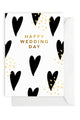 Wedding Black Hearts Gift Card