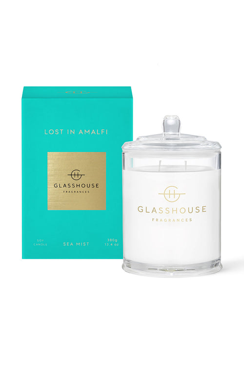 380g Triple Scented Lost in Amalfi Candle HW Fragrance - Candle, Diffuser, Room Spray, Oil Glasshouse   