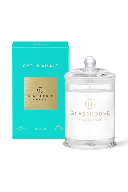 60g Triple Scented Lost in Amalfi Candle HW Fragrance - Candle, Diffuser, Room Spray, Oil Glasshouse   