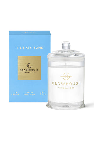 60g Triple Scented The Hamptons Candle HW Fragrance - Candle, Diffuser, Room Spray, Oil Glasshouse   