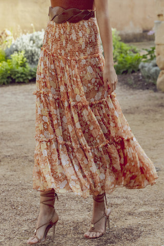 Golden Hour Maxi Floral Skirt WW Skirt Ministry Of Style   