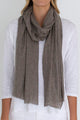 Melange Wool Scarf Camel