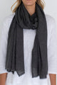 Melange Wool Scarf Grey