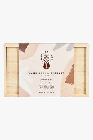 Hand Cream Library Boxed HW Beauty - Skincare, Bodycare, Hair, Nail, Makeup Wanderflower   