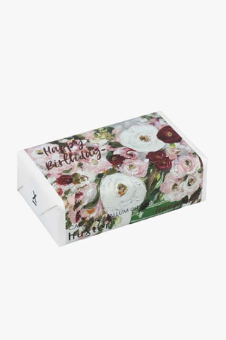 Happy Birthday Mason Fleur Frangipani Soap HW Beauty - Skincare, Bodycare, Hair, Nail, Makeup Huxter   