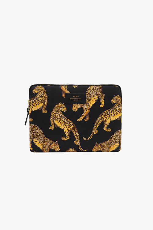 Ipad Sleeve Black Leopard ACC Bags - Wallets+Straps Cosmetic Laptop Ph cases Wouf   