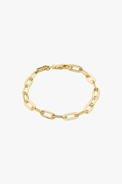 Kindness Recycled Cable Chain Bracelet Gold ACC Jewellery Pilgrim   