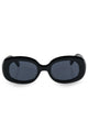 Lady Grandzigger Oval Catseye Black Sunglasses