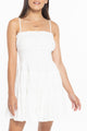 Stella White Strappy Mini Dress
