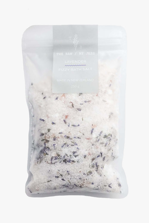 Fizzy Bath Salt Lavender HW Beauty - Skincare, Bodycare, Hair, Nail, Makeup The Raw By Jess   