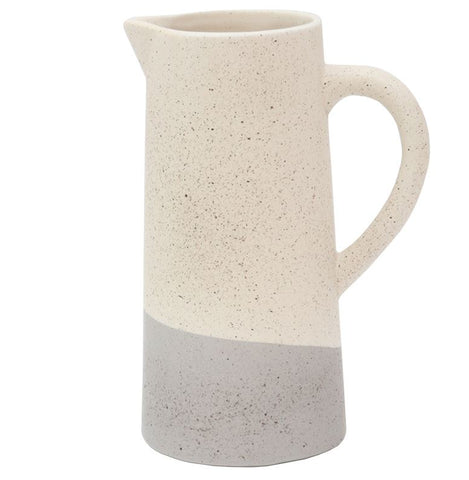 Stone Grey Tall  Speckled Water Jug HW Drinkware - Tumbler, Wine Glass, Carafe, Jug Le Forge   