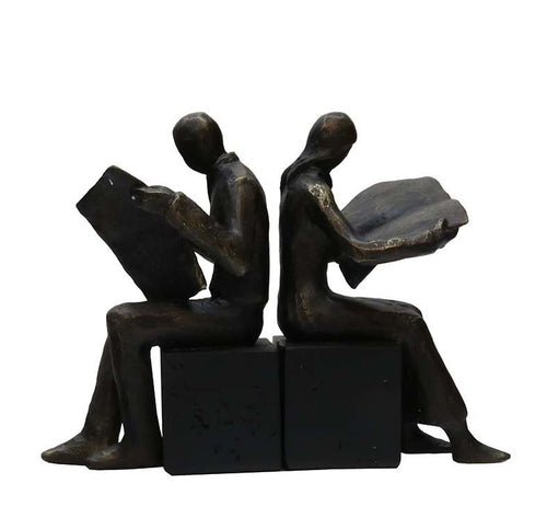 Black Bookend Woman Single HW Decor - Bookend, Hook, Urn, Vase, Sculpture Le Forge   