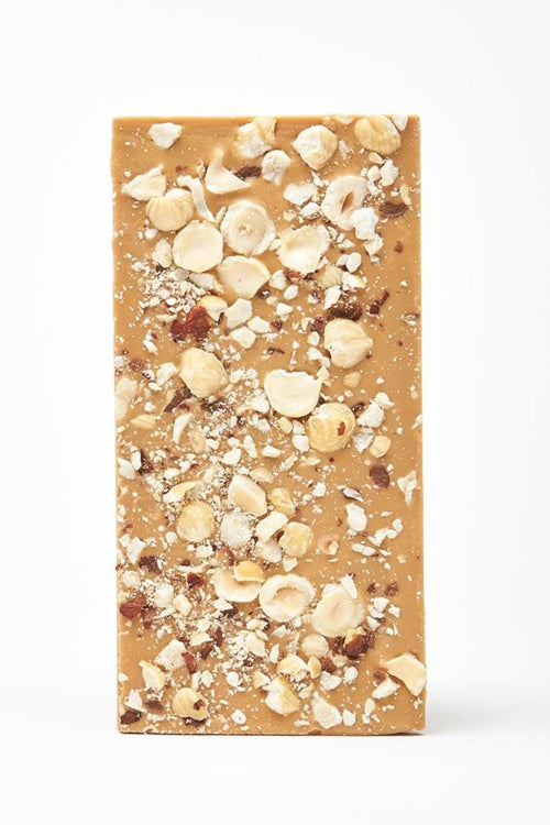 Limited Edition Roasted White Chocolate Hazelnut Bar HW Food & Drink House of Chocolate   