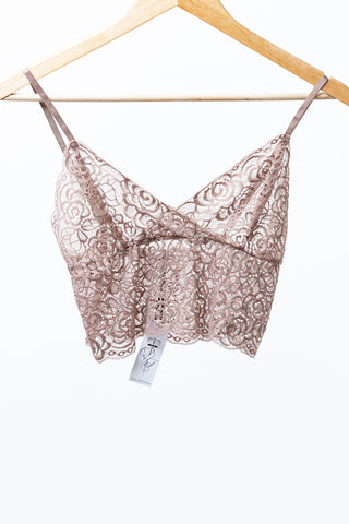 Strappy Rose Lace Bralette ACC - Intimates Queen Of The Foxes   