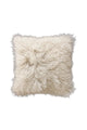 Meru Tibetan Lamb Oatmeal Feather Inner 40x40cm Cushion