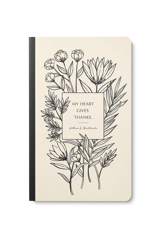 My Heart Gives Thanks Journal HW Stationery - Journal, Notebook, Planner Compendium   
