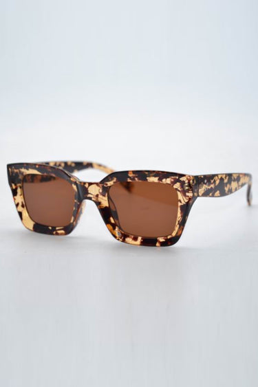 Onassis Square Turtle with Brown Lens Sunglasses ACC Glasses - Sunglasses Reality Eyewear   