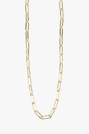Oval Chain Gold Necklace