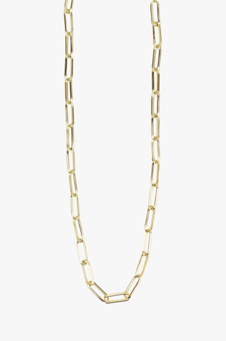 Oval Chain Gold Necklace ACC Jewellery Flo Gives Back 15% to Women In Need   