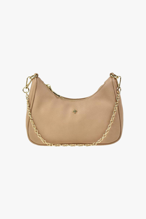 Paloma Sand Pebble Gold Vegan Leather Crossbody Bag ACC Bags - All, incl Phone Bags Peta + Jain   