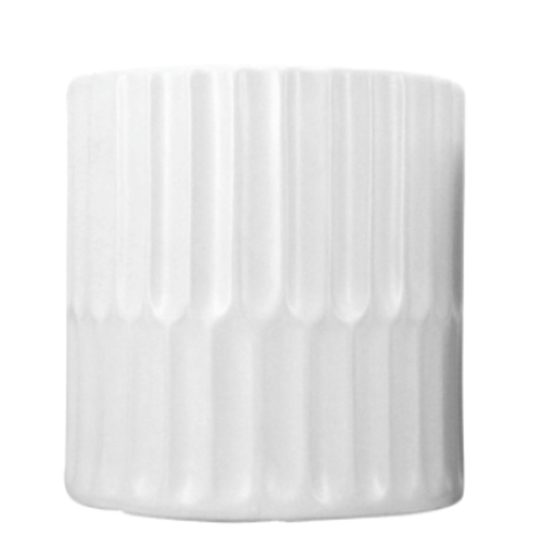 Pare Pot Matt White 24.5x22.5cm HW Decor - Bookend, Hook, Urn, Vase, Sculpture Nicholas Agency   