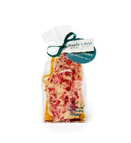 Raspberry Strawberry & White Chocolate Honeycomb 200g HW Food & Drink Bramble + Hedge   