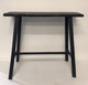 Teak Black Console 100x30x85cm