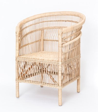 Malawi Natural Rattan Arm Chair HW Furniture - Chair, Table, Floor Mirror, Shelf Parnell   