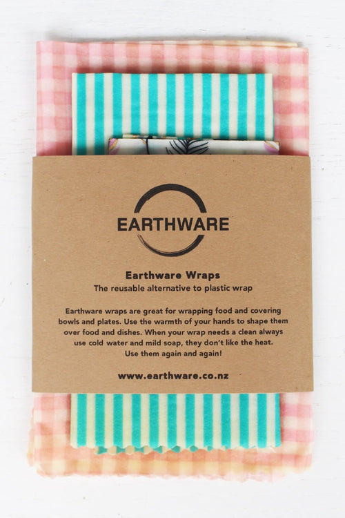 Earthware Reuseable Food Wraps Pk3 HW KITCHEN - Tableware, Serveware, Placemats Earthware   