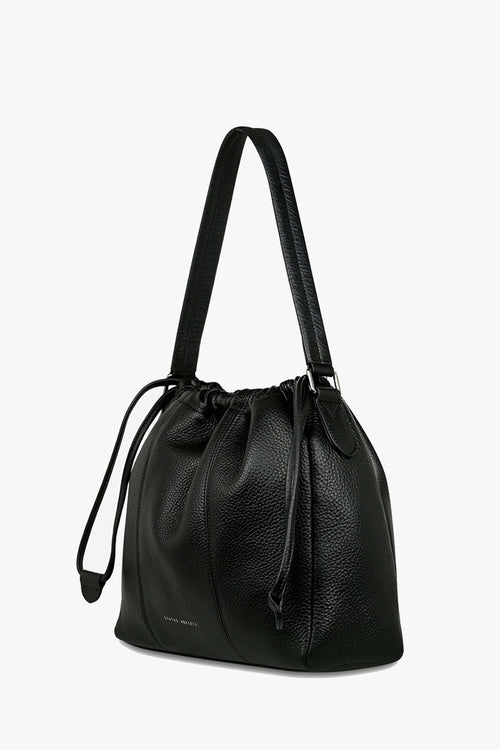 Point Of No Return Black Drawstring Shoulder Bag ACC Bags - All, incl Phone Bags Status Anxiety   