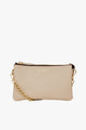 Lily Crossbody Parchment Bag with Chain