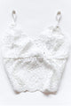 Strappy White Lace Bralette