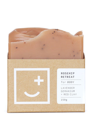 Rosehip Retreat Red Clay Body Soap 150g HW Beauty - Skincare, Bodycare, Hair, Nail, Makeup Fair+Square   