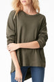 Dylan LS Utility Khaki Green Sweat