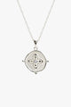 Sahara Medallion Sterling Silver EOL Necklace